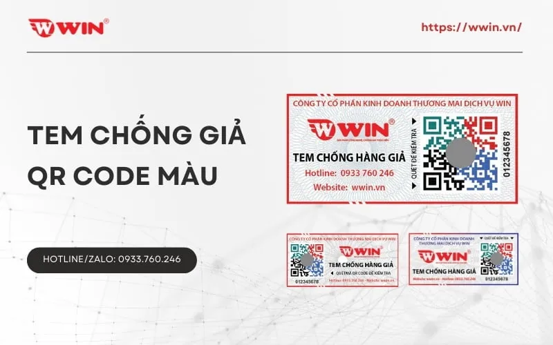 Các loại tem QR code